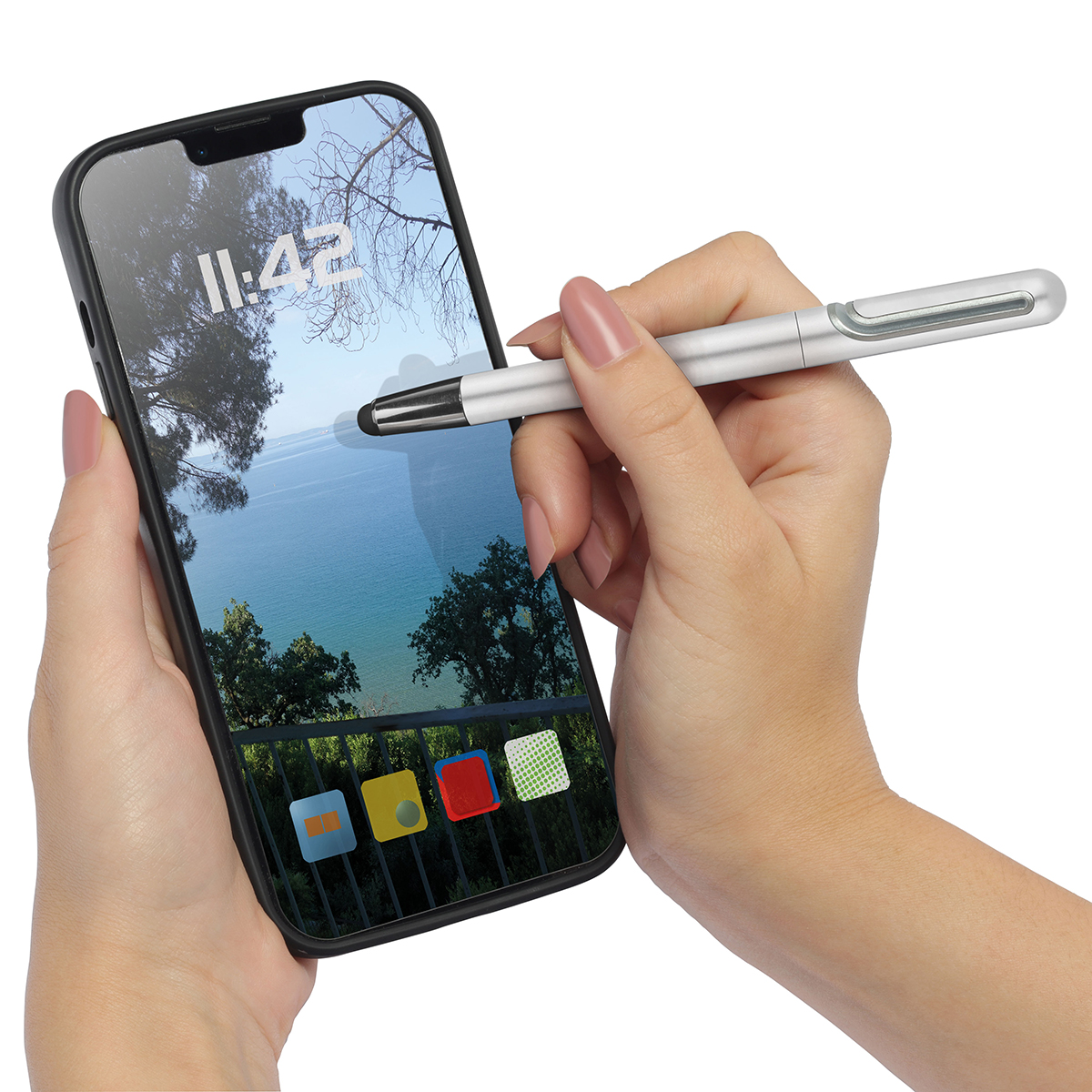 Touchscreen-Drehkugelschreiber "Portia"