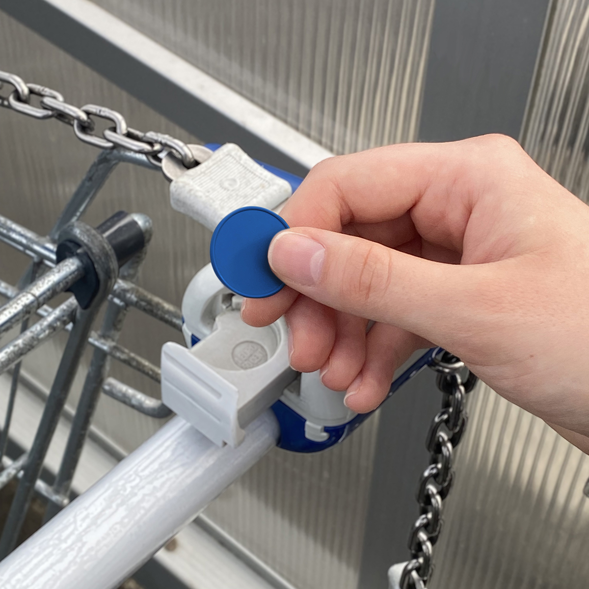 Chiphalter mit 1€-Chip "Herz"