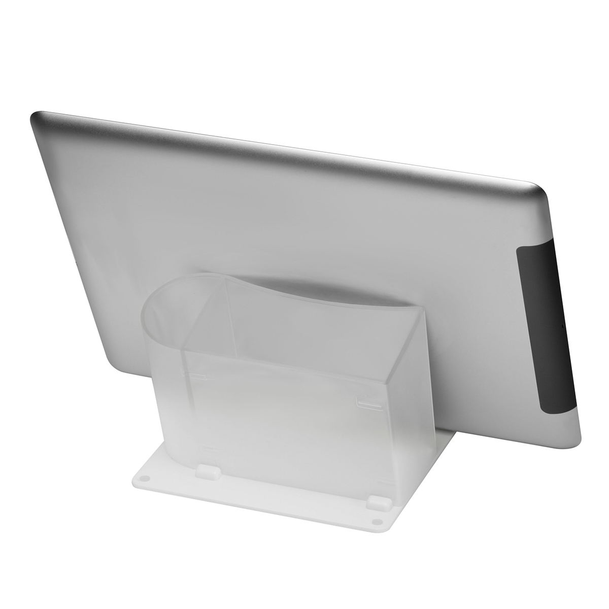 Smartphone-/Tabletständer mit Zettelbox und Köcher