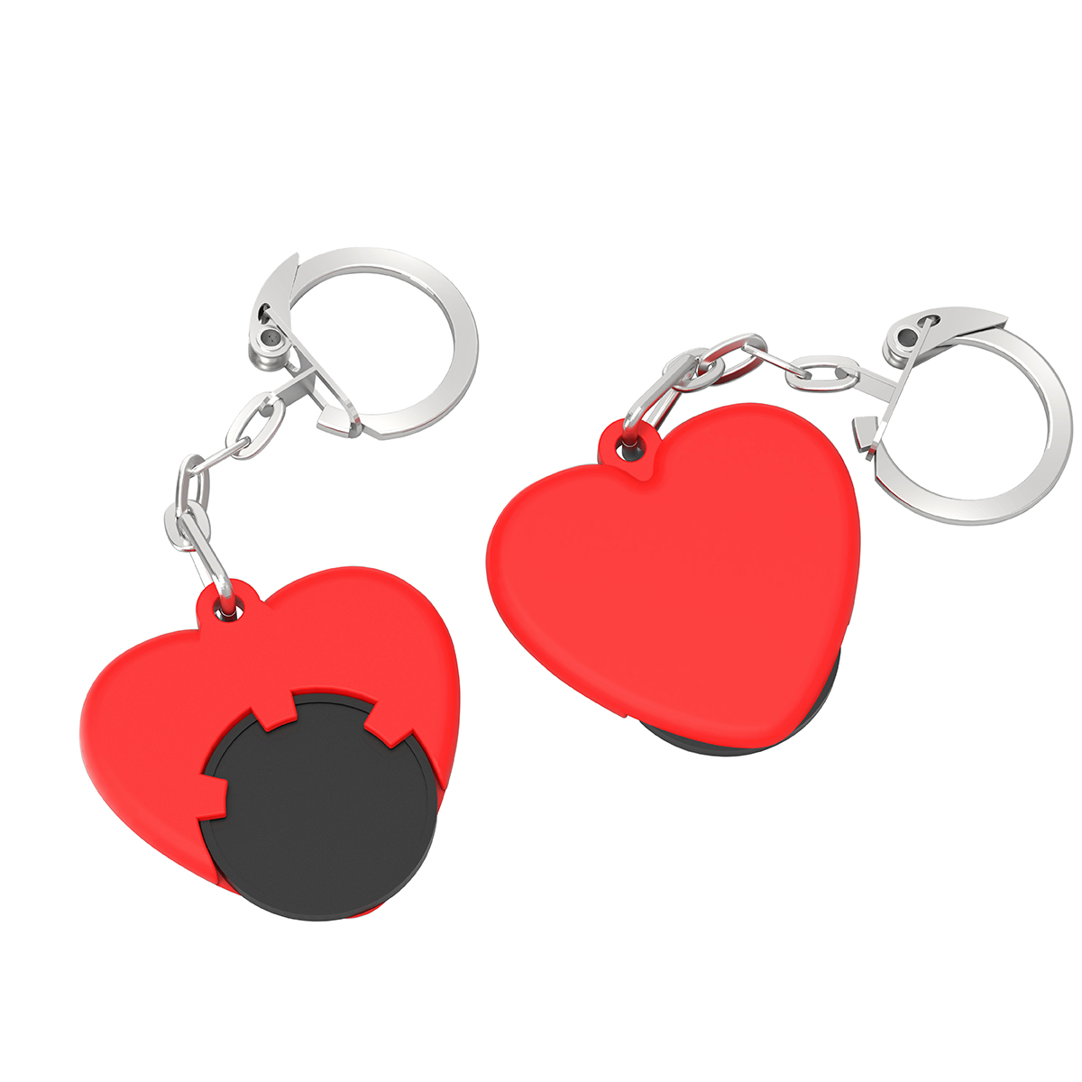 Chiphalter mit 1€-Chip "Herz"