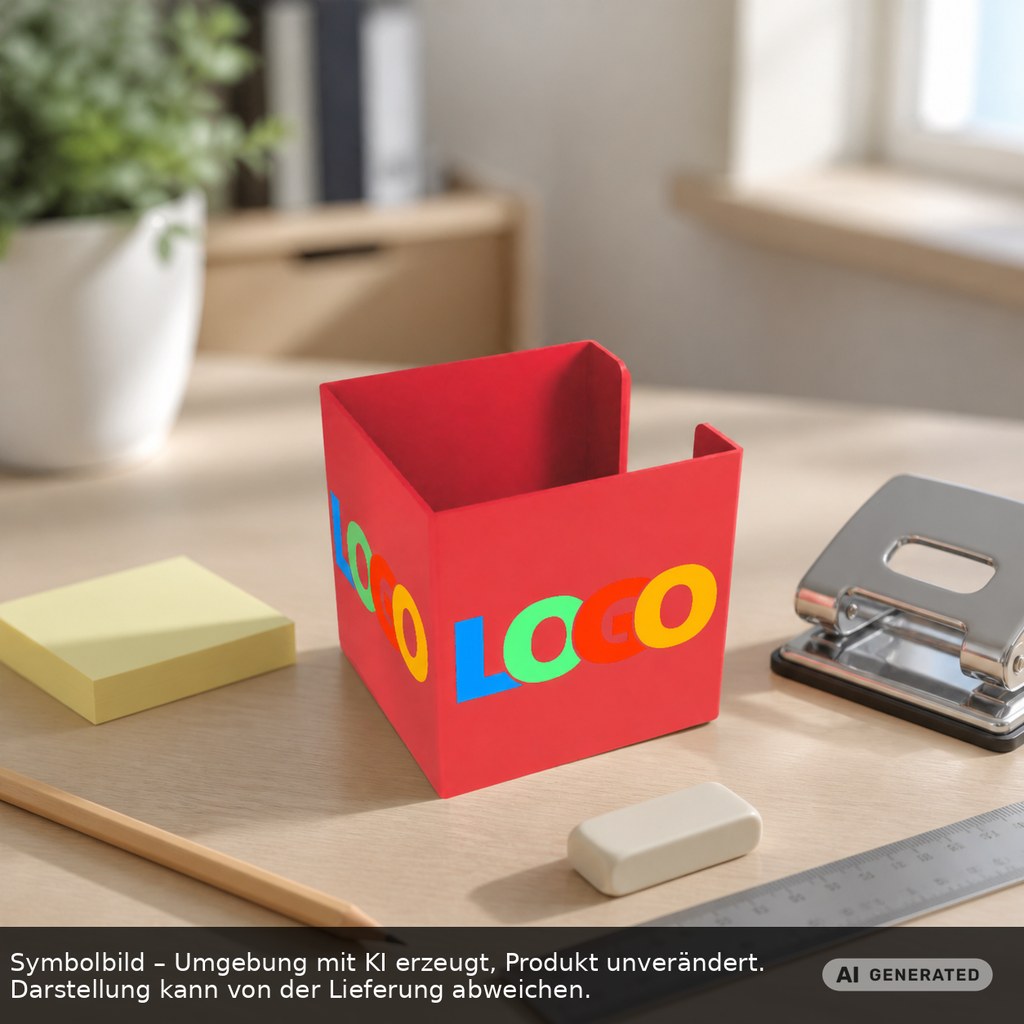 Zettelbox "Alpha" als Werbeartikel mit Logo bedrucken