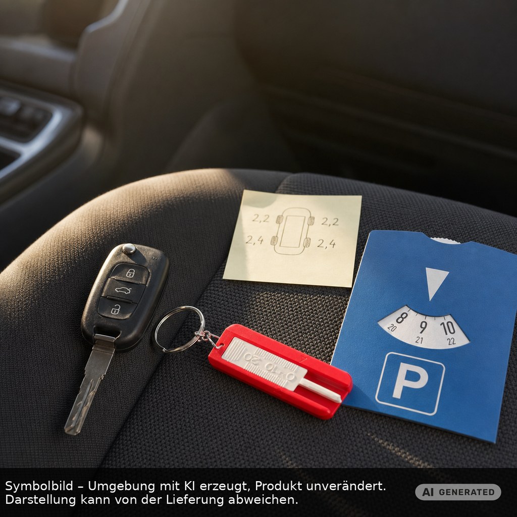 Reifenprofiltiefenmesser als Werbeartikel mit Logo bedrucken