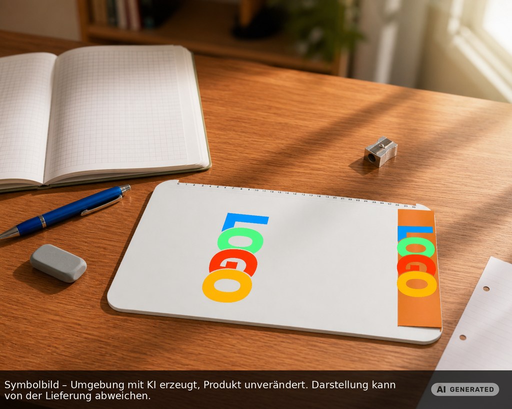 Klemmbrett DIN A4 "Alpha" als Werbeartikel mit Logo bedrucken