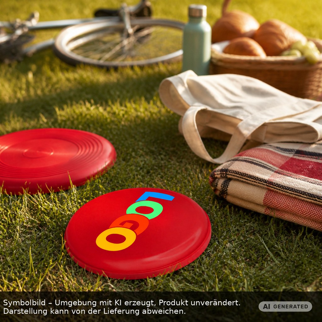 Frisbee recycling "Jupiter" printed as promotional items with logo