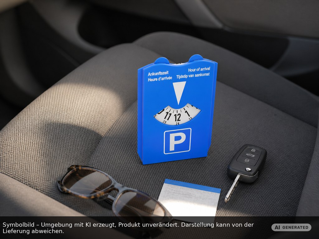 Parking disc "Alpha Duo" printed as promotional items with logo