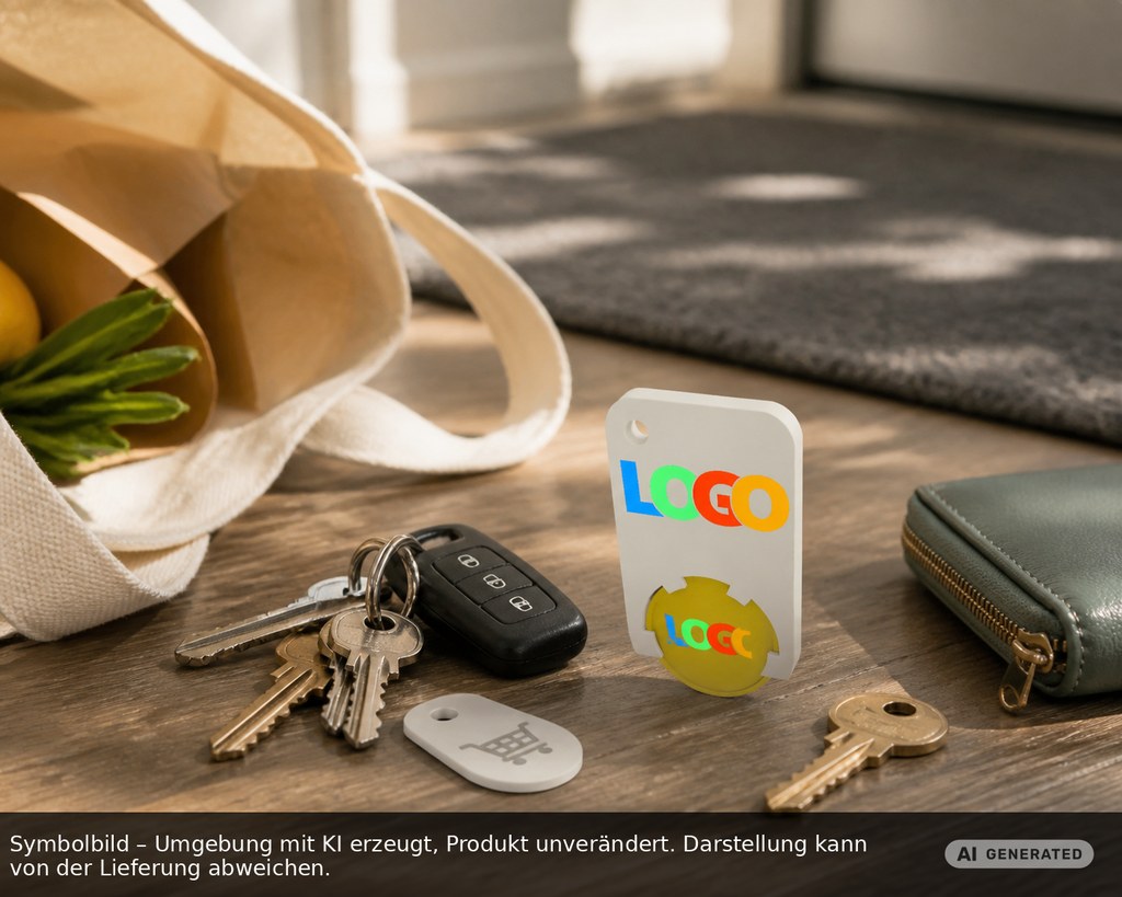 Chiphalter mit 1€-Chip "Beta" als Werbeartikel mit Logo bedrucken