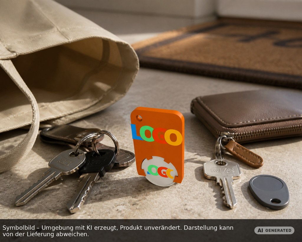 Chiphalter mit 1€-Chip "Beta" als Werbeartikel mit Logo bedrucken