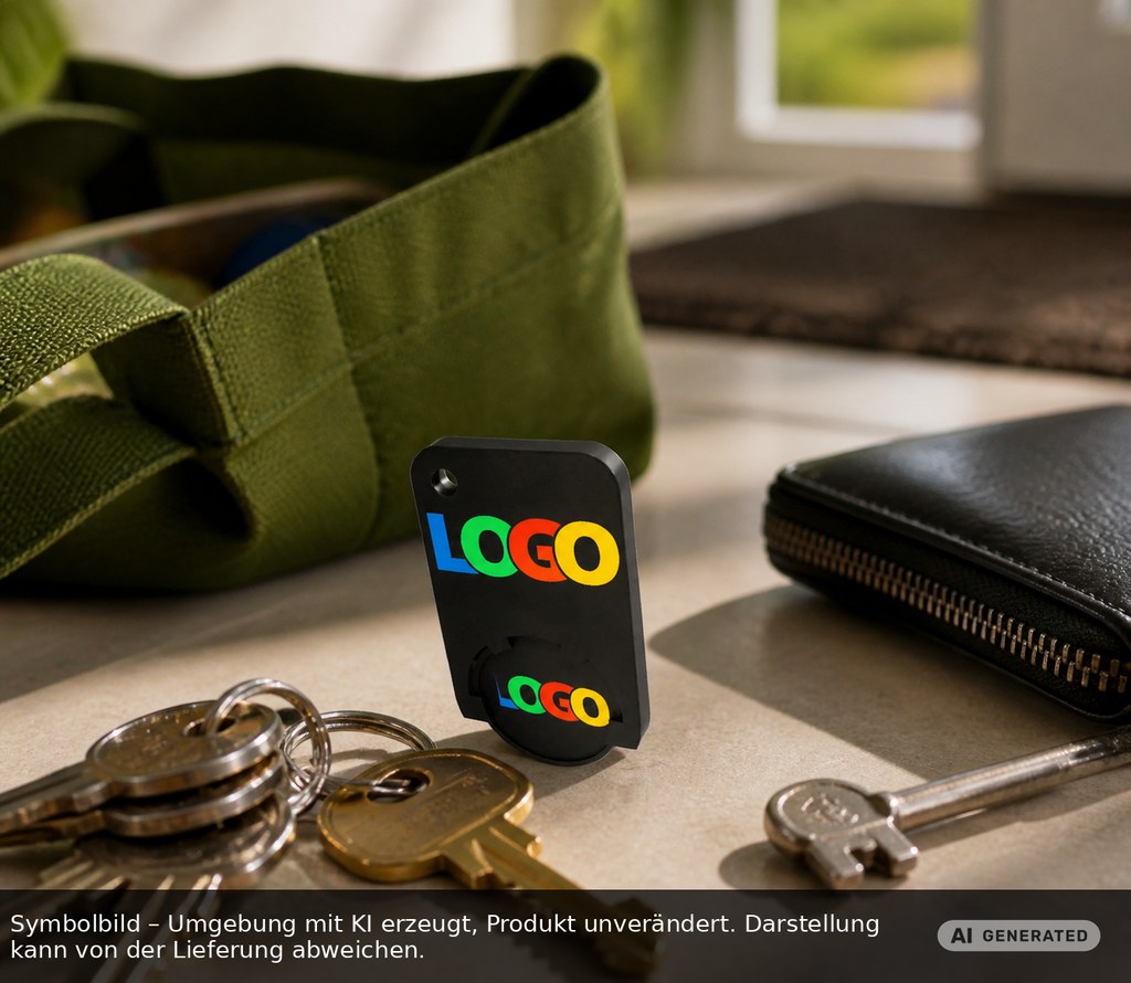 Chiphalter mit 1€-Chip "Beta" als Werbeartikel mit Logo bedrucken