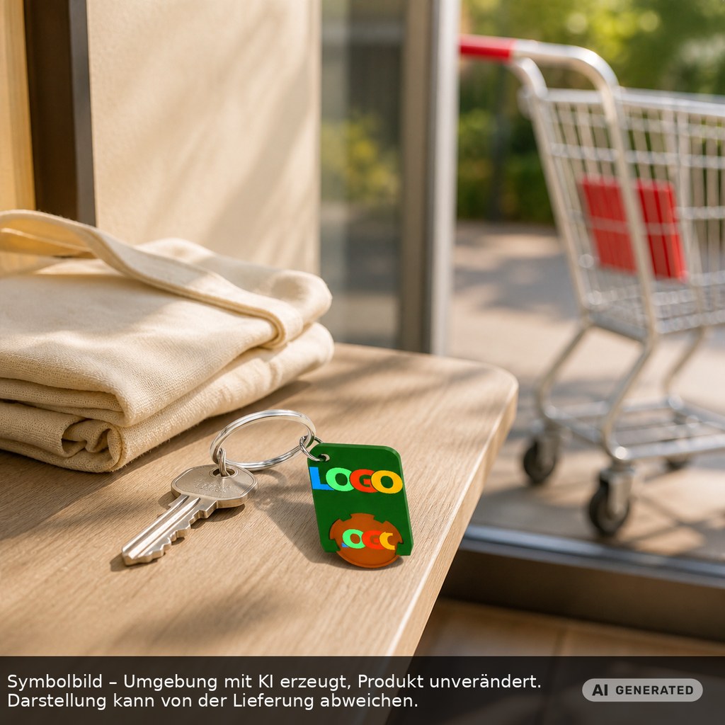 Chiphalter mit 1€-Chip "Beta" als Werbeartikel mit Logo bedrucken