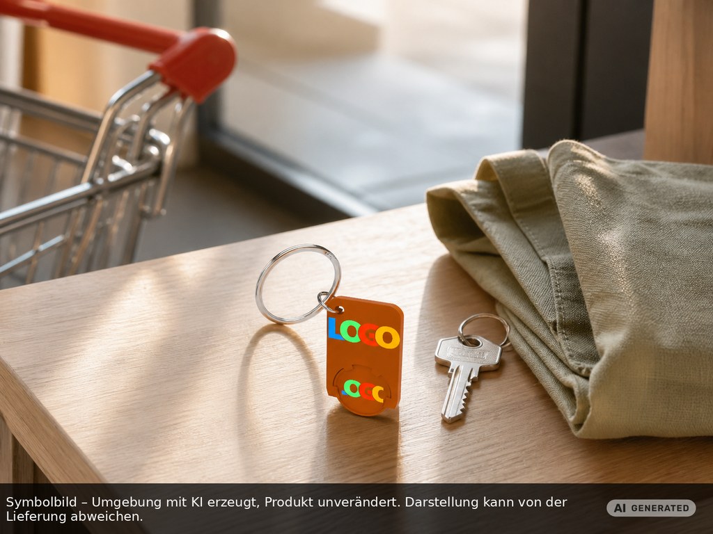 Chiphalter mit 1€-Chip "Beta" als Werbeartikel mit Logo bedrucken
