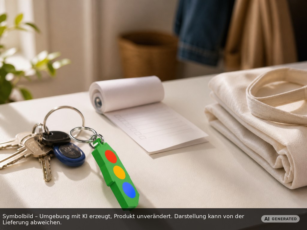 Chiphalter mit 1€-Chip "Haus" als Werbeartikel mit Logo bedrucken