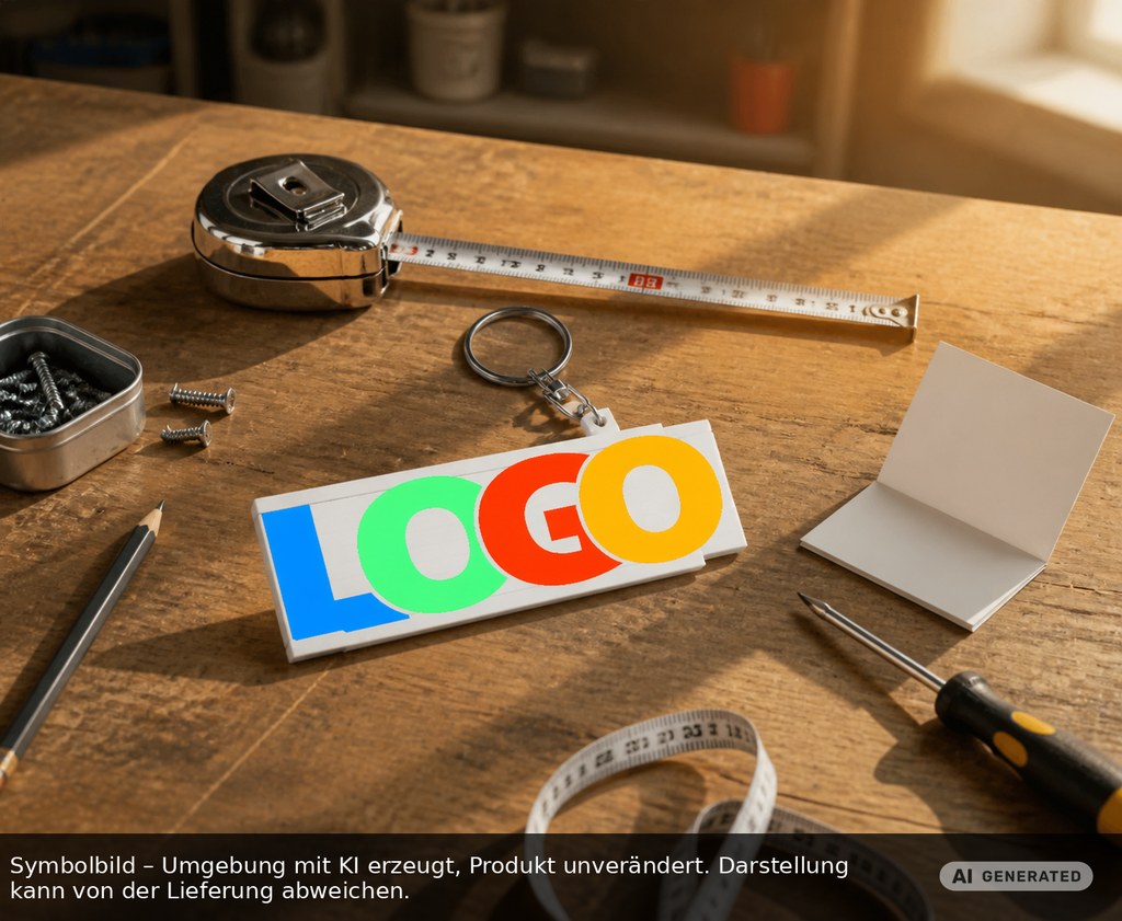 Plastic folding ruler, mini printed as promotional items with logo