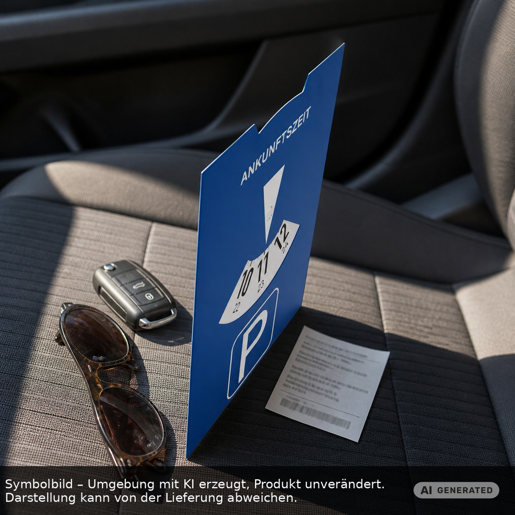 Carton-parking disc printed as promotional items with logo