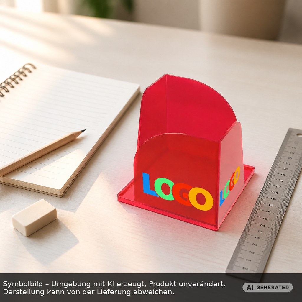 Memo box "Gamma" printed as promotional items with logo