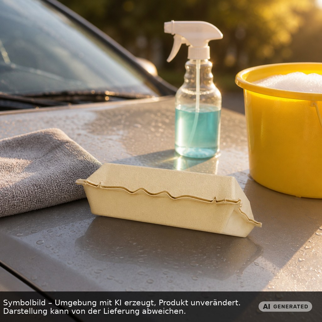 Car sponge "Colour" printed as promotional items with logo