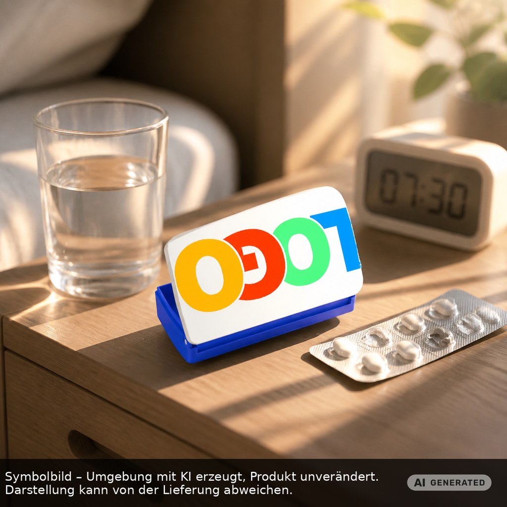 Pillendose "Alpha" als Werbeartikel mit Logo bedrucken