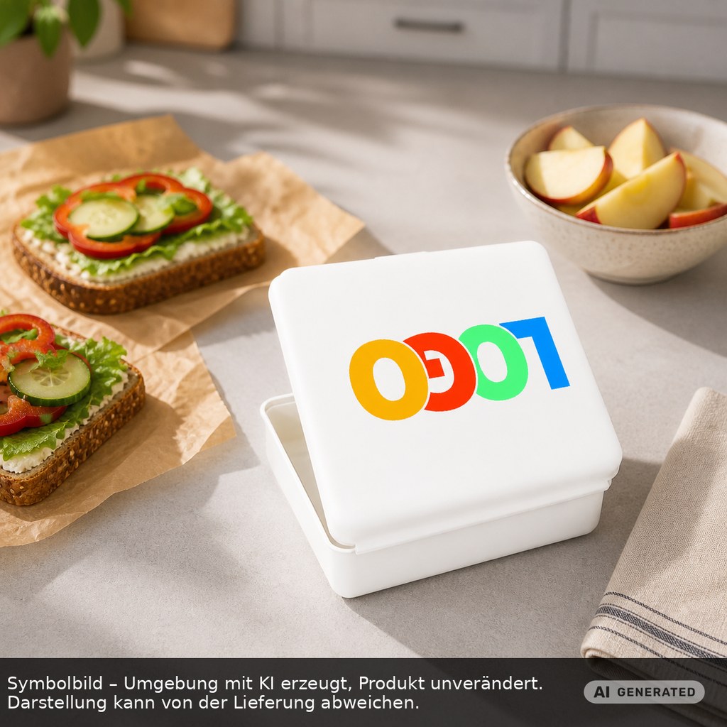 Lunch box, big printed as promotional items with logo