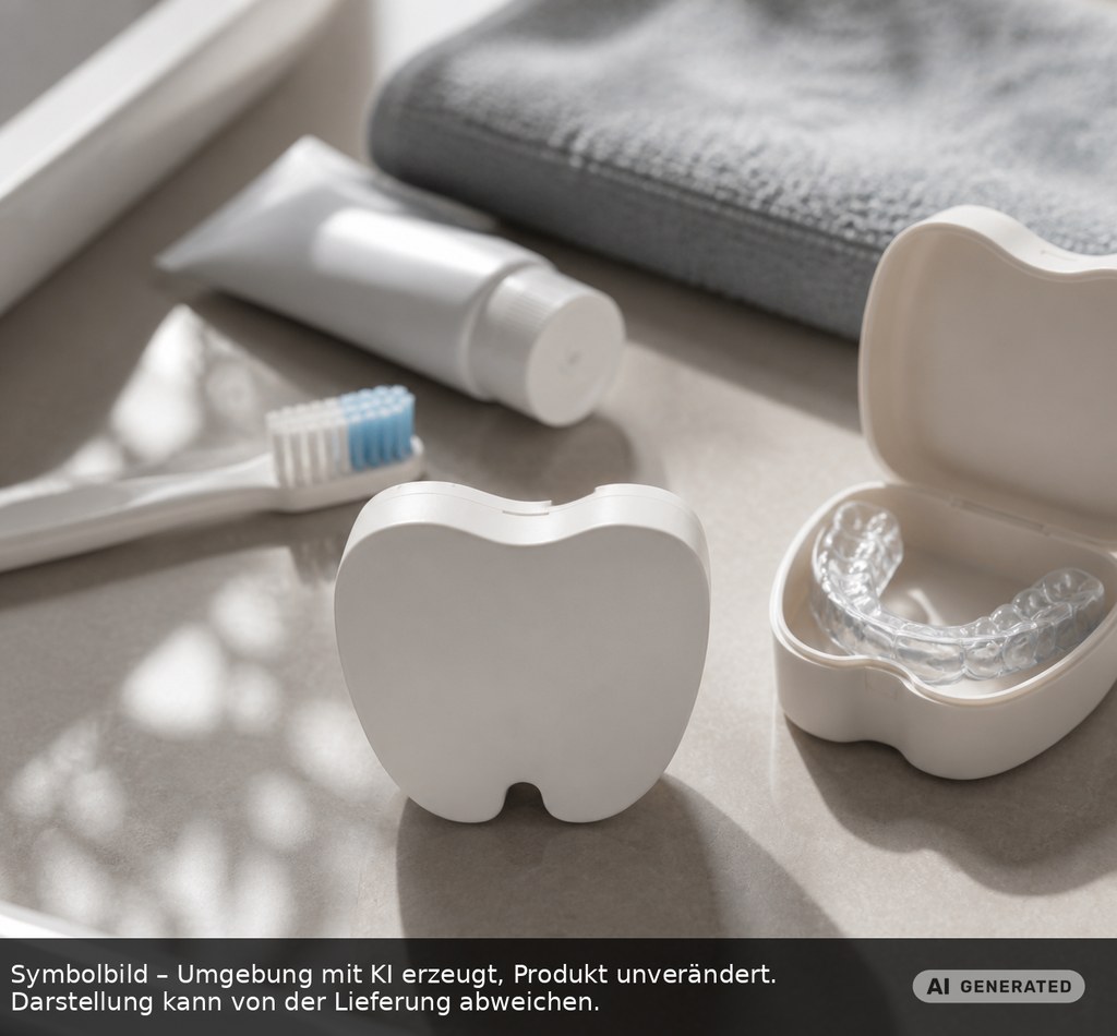 Box for braces printed as promotional items with logo