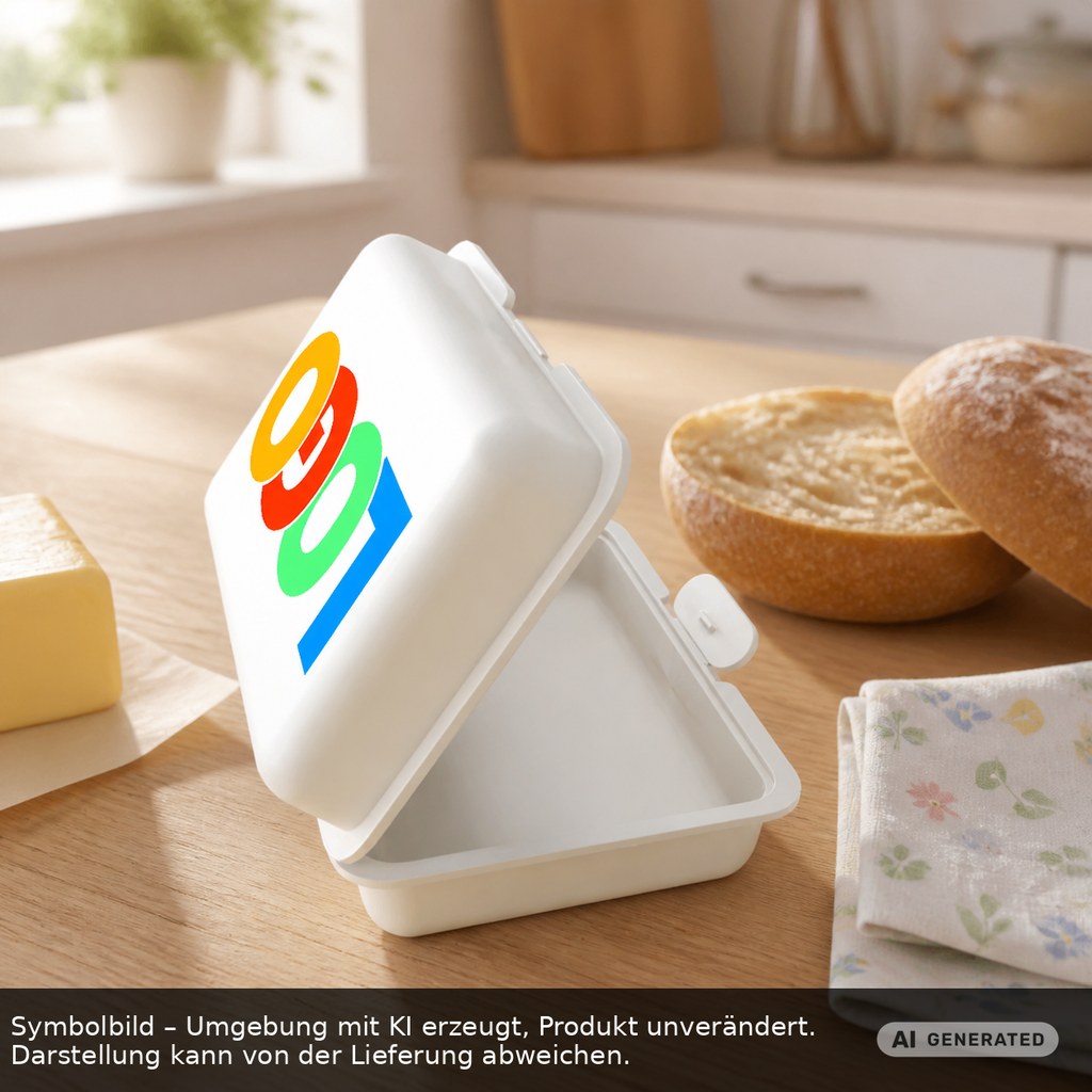 EXPRESS PRINT lunch box/butter dish printed as promotional items with logo