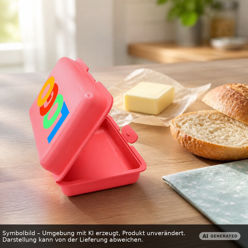 Brotdose/Butterdose - EXPRESSDRUCK als Werbeartikel mit Logo bedrucken
