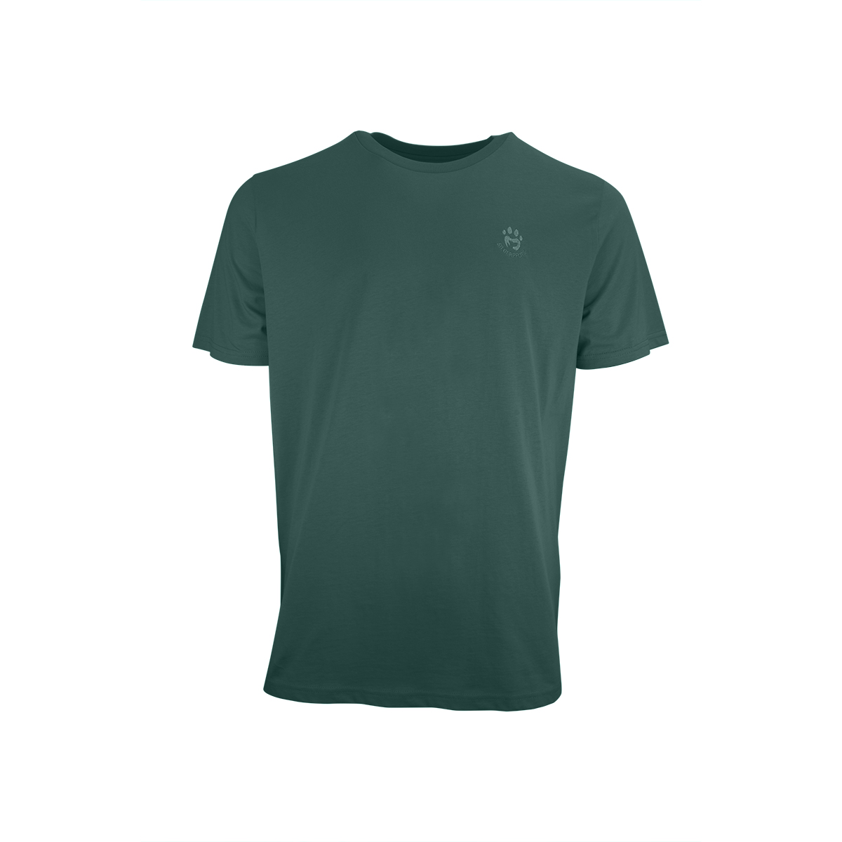 T-Shirt, Comfort Tee, Forest Green printed as promotional items with logo