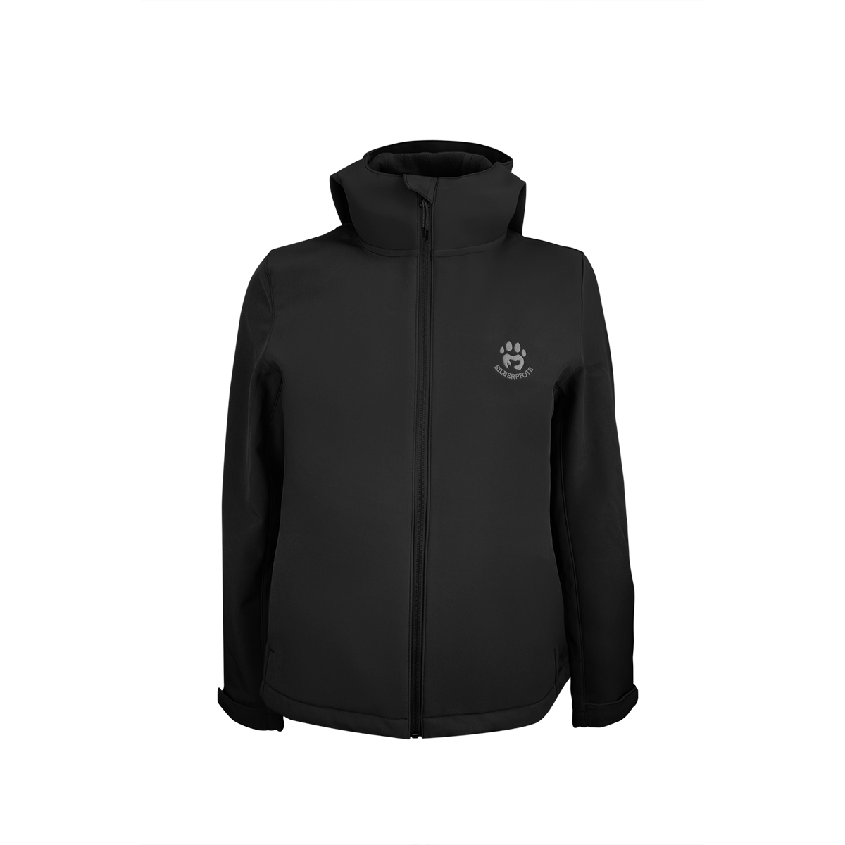 Men's Softshell Jacket Explore, Charcoal Black printed as promotional items with logo