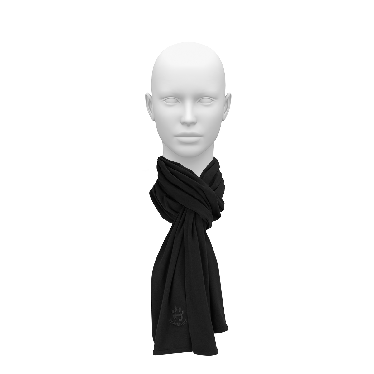 Unisex Scarf Burgundy printed as promotional items with logo