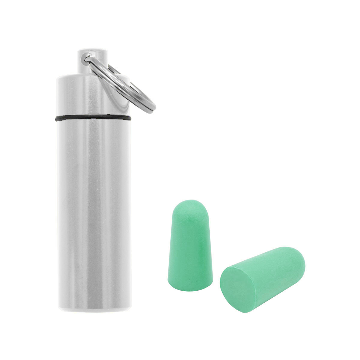 EasyPlug dans une boîte en aluminium imprimé comme articles promotionnels avec logo
