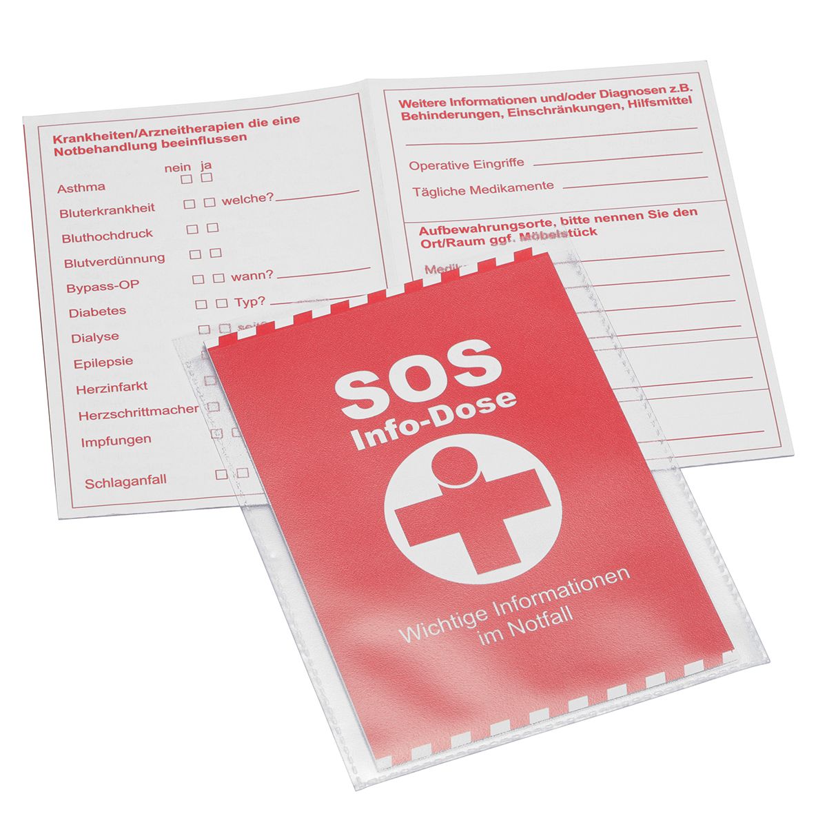 NotfallInformation rot transparent 846171